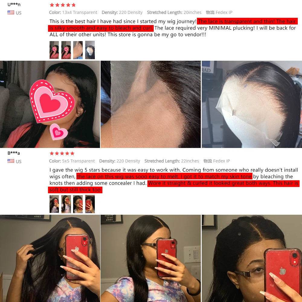 Hd Lace Frontal Wig 13x6 Lace Front Wig Human Hair 30Inch Bone Straight Transparent Lace Human Hair Wigs HD Lace 4x4 Closure Wig