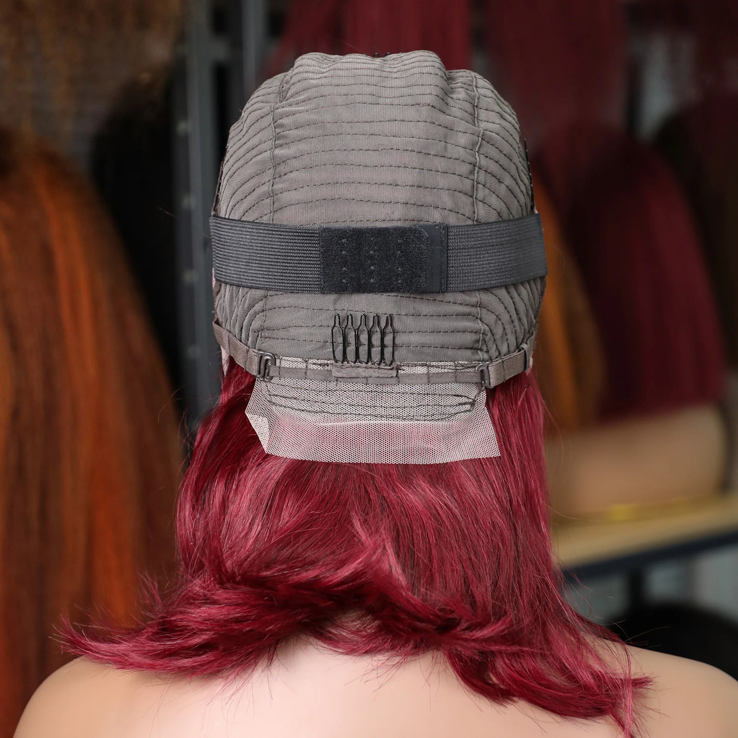 99J Burgundy 13x4 Bob Straight Pre Plucked Human Hair Wigs Short Brazilian Human Hair Wigs Transparent Lace Human Hair Wig