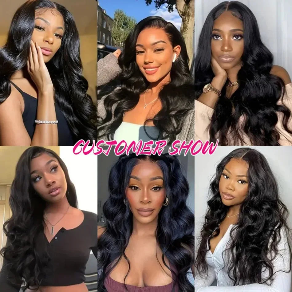 40 Inch Body Wave 5x5 Glueless Wig 100% Human Hair Pre-plucked Brazilian 200 Density 13x6 Lace Frontal Human Hair Wig for Women